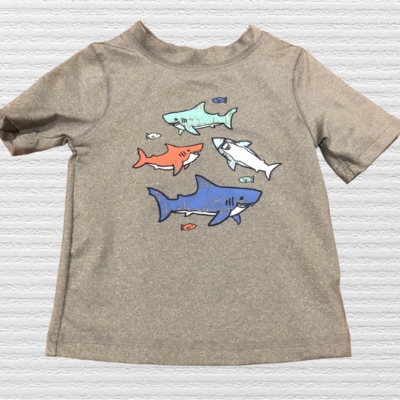 Shark Swin Rash Guard Top - Picture 1 of 2